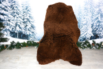 B-Ware Romanov Schaffell Öko – Nordisch-Graues Naturfell Unikat
